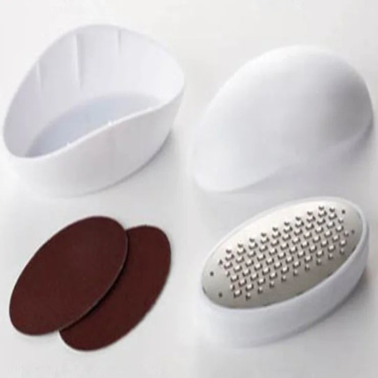 Foot Care Egg - Foot Scrubber and File Tool