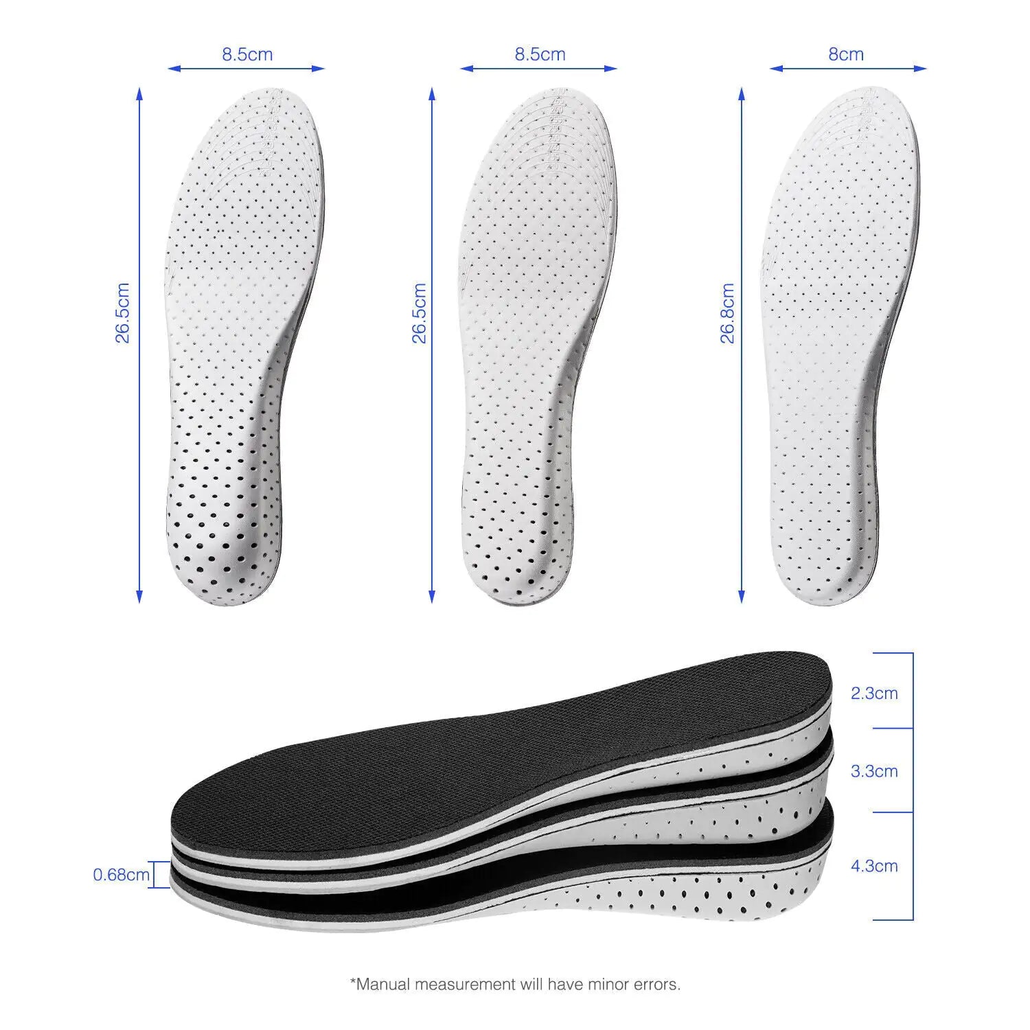 Innovative Height Increase Insole's